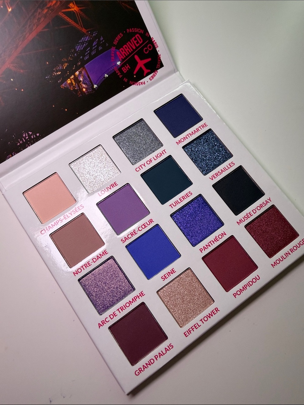 BH Cosmetics Paris Eyeshadow Palette with Vibrant Shades